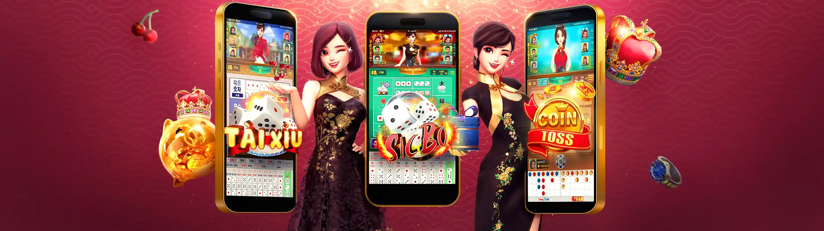 Hình ảnh chính Nổ Hũ i9top 2026 với các biểu tượng máy đánh bạc và tiền vàng